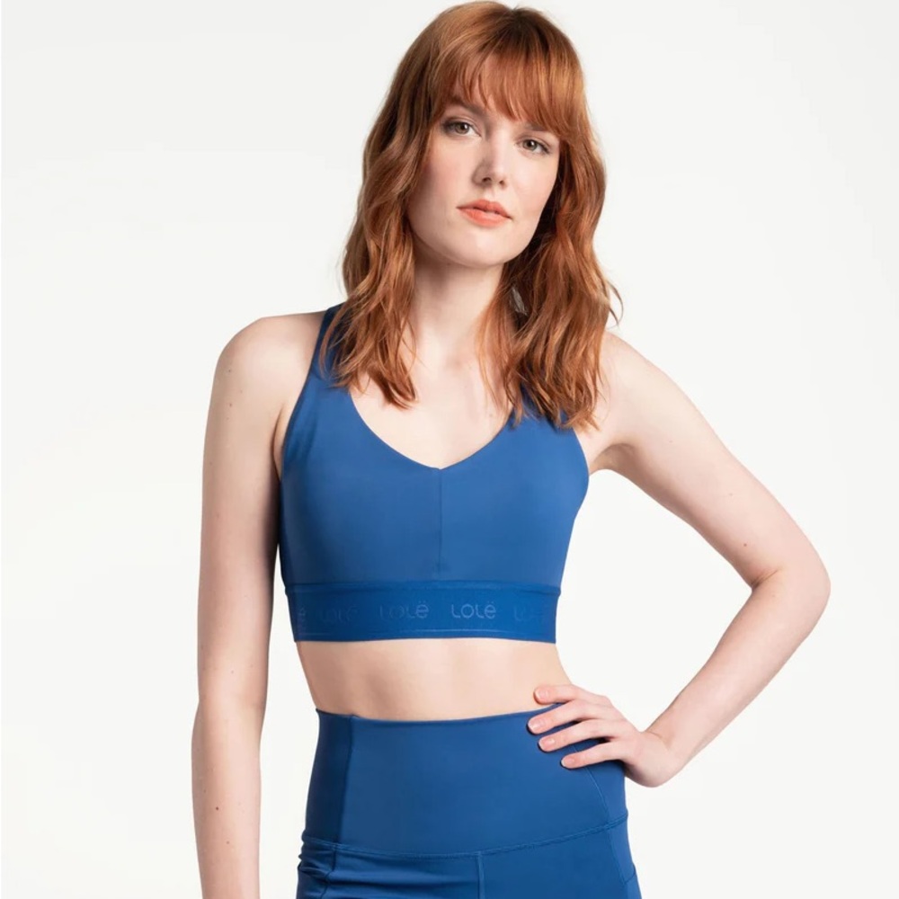 Lolë Power Bra in Limoges Blue